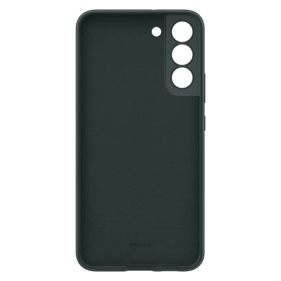 Чехол-накладка Samsung Silicone Cover для Galaxy S22+, силикон, зеленый— фото №2