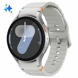 Samsung Galaxy Watch 7 LTE 44mm, серебристый (РСТ)— фото №0