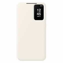 Чехол-книжка Samsung Smart View Wallet Case для Galaxy S23+, поликарбонат, кремовый— фото №0