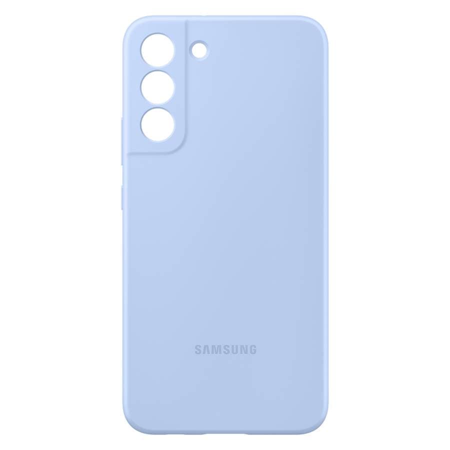 Купить Чехол-накладка Samsung Silicone Cover для Galaxy S22+, силикон,  голубой : фото, описания, характеристики | Фирменный магазин Samsung в  Казани