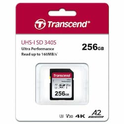 Карта памяти SDXC Transcend 340S, 256GB— фото №1