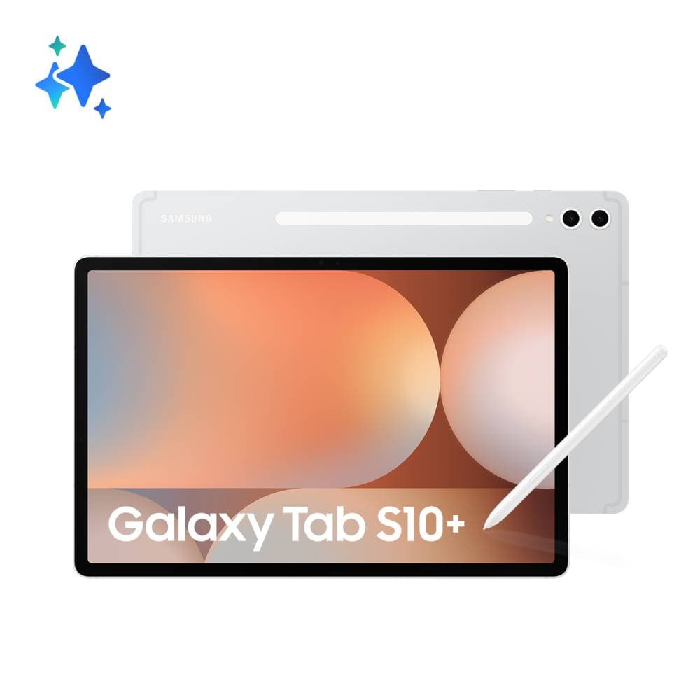 Планшет 12.4″ Samsung Galaxy Tab S10+ 5G 256Gb, серебристый (РСТ)— фото №0