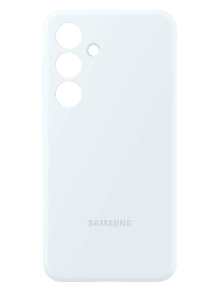 Чехол-накладка Samsung Silicone Case для Galaxy S24, силикон, белый— фото №0