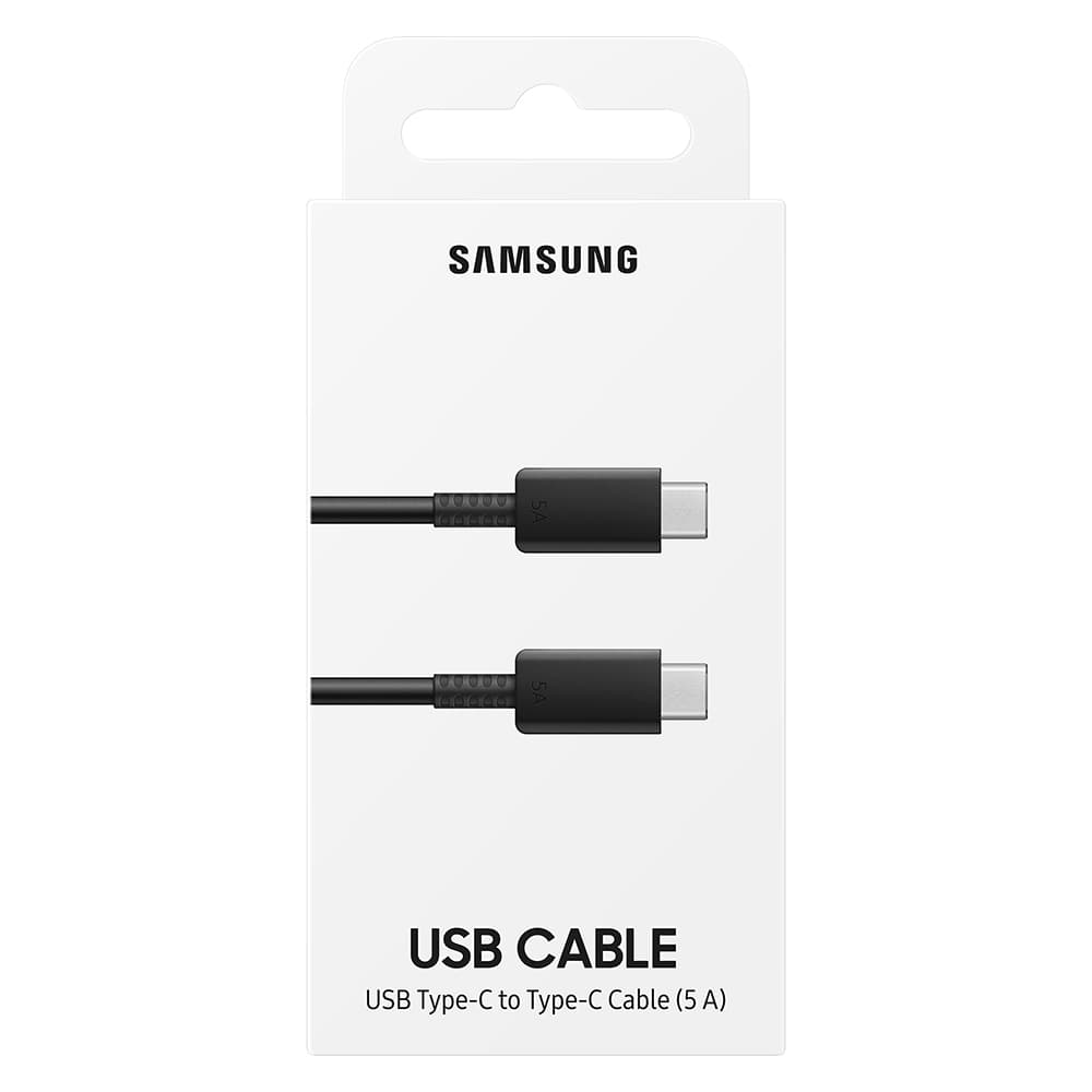 Кабель Samsung USB-C / USB-C, 5A  1м, черный— фото №3