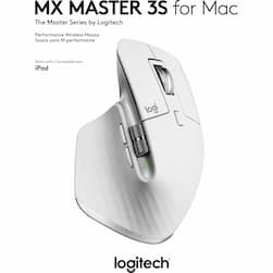 Мышь Logitech MX Master 3S, беспроводная, светло-серый— фото №5