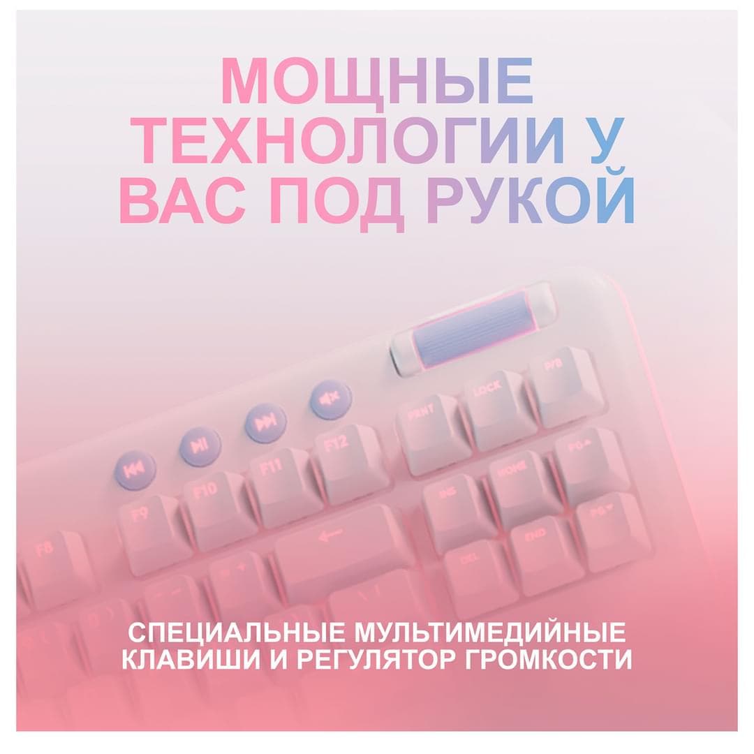 Клавиатура Logitech G715 TKL, белый— фото №6