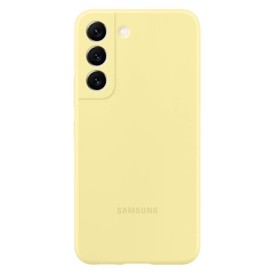 Купить Чехол-накладка Samsung Silicone Cover для Galaxy S22, силикон,  желтый : фото, описания, характеристики | Фирменный магазин Samsung в Казани