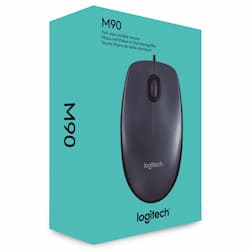 Мышь Logitech M90, черный+серый— фото №5