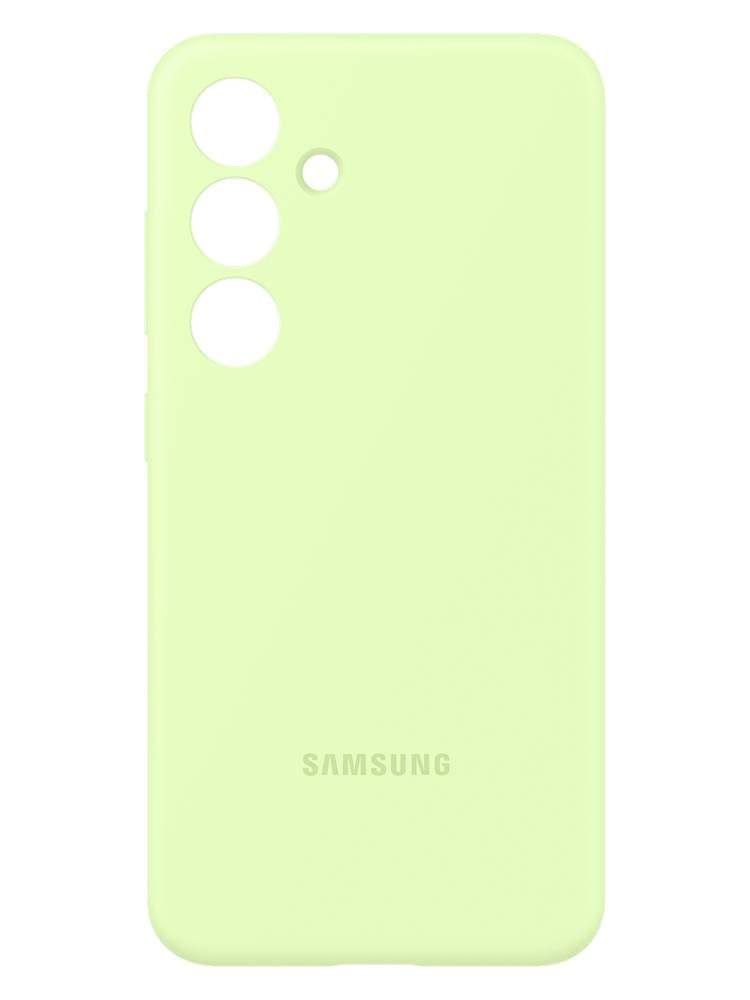 Чехол-накладка Samsung Silicone Case для Galaxy S24, силикон, лайм— фото №0