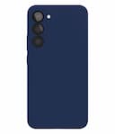 Чехол-накладка VLP Aster MagSafe для Galaxy S24+, силикон, темно-синий