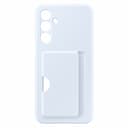 Чехол-накладка Samsung Galaxy кардхолдер для Galaxy A16, полиуретан, голубой