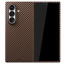 Чехол-накладка VLP Kevlar Case с MagSafe для Galaxy Z Fold7, арамид (кевлар), коричневый